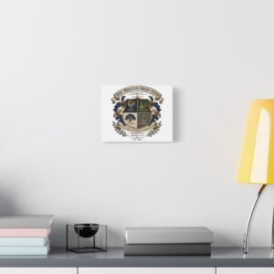 Family Name Crest Canvas Wall Art — Personalized Coat of Arms for Boyd • Middleton • Wright • Stevens